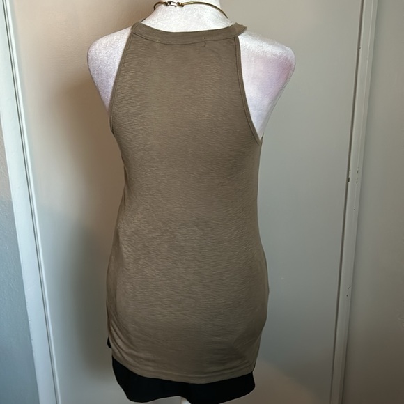 Michael Stars Women’s Summer Ready Soft Supima Blend Ribbed Halter Tank Top - Picture 4 of 8